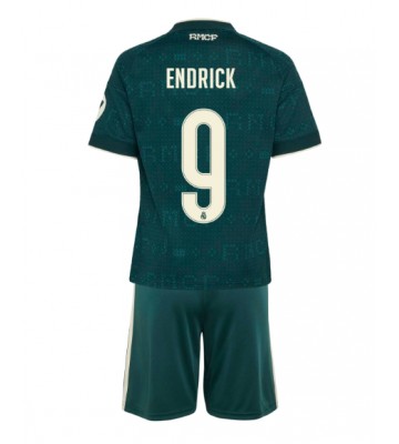 Real Madrid Endrick #9 Udebanetrøje Børn 2026-27 Kortærmet (+ Korte bukser)